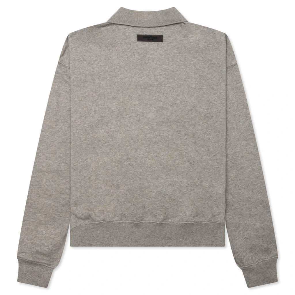 Kid's Core L/S Polo - Dark Oatmeal 4 Kid's Core L/S Polo - Dark Oatmeal - Image 2