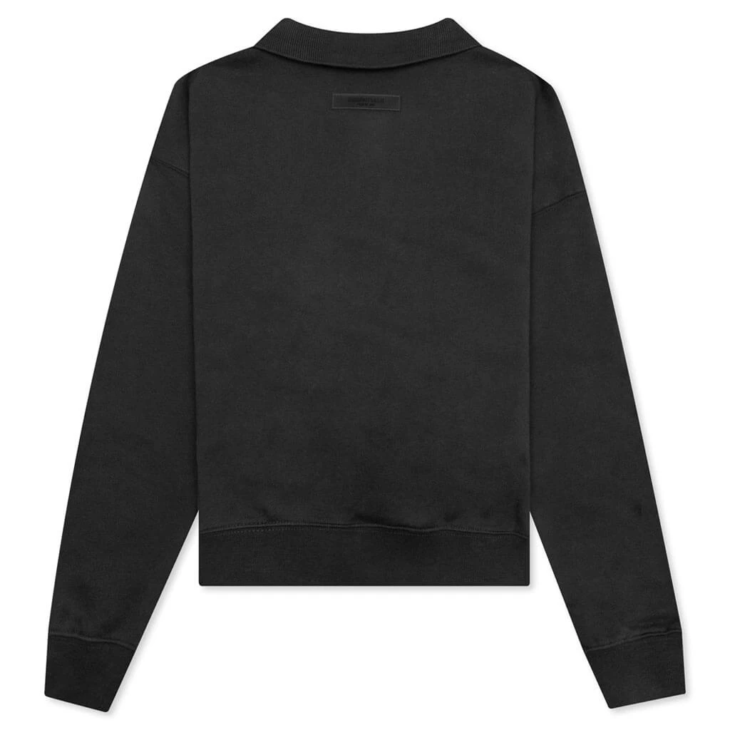 Essentials Kid's L/S Polo - Iron 4 Essentials Kid's L/S Polo - Iron - Image 2