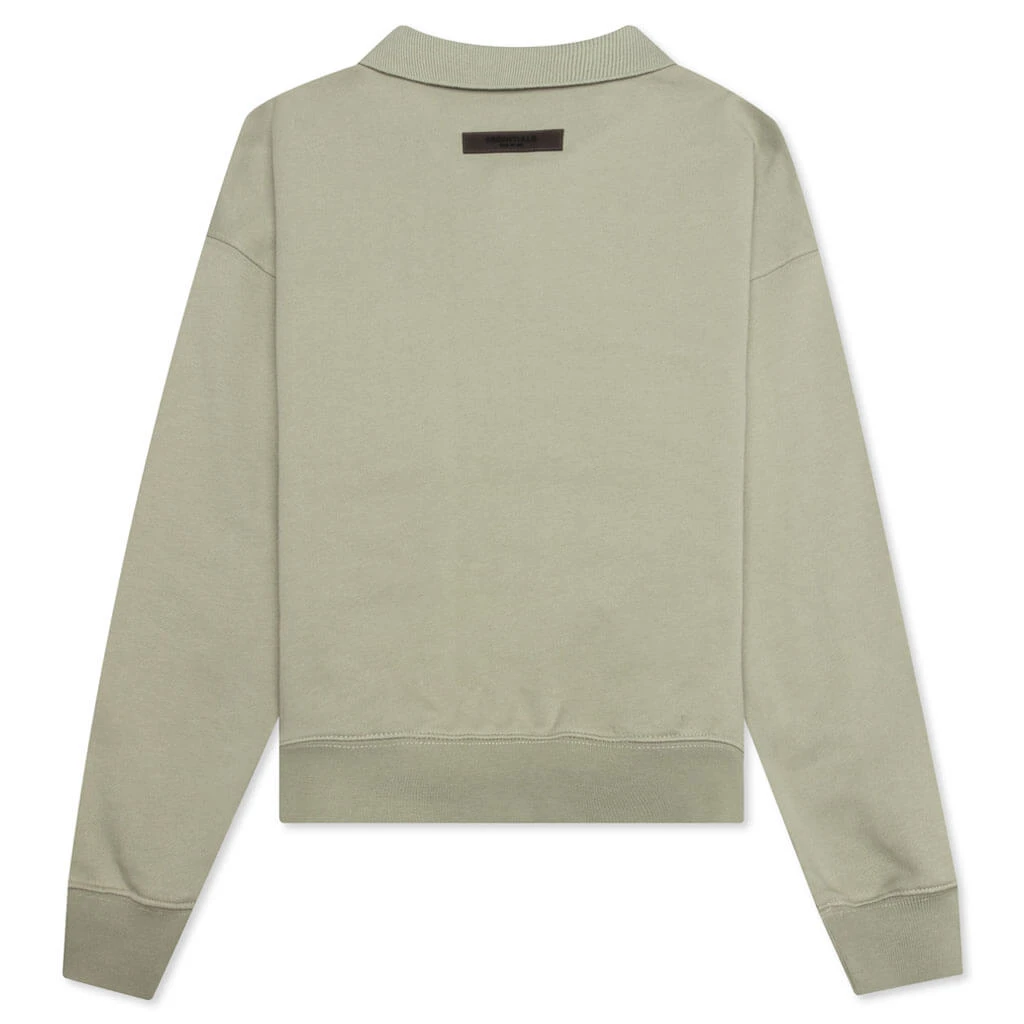 Essentials Kid's L/S Polo - Seafoam 4 Essentials Kid's L/S Polo - Seafoam - Image 2