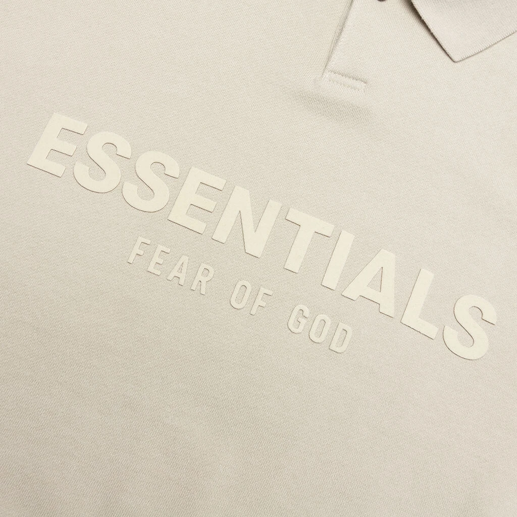 Essentials Kid's L/S Polo - Wheat 6 Essentials Kid's L/S Polo - Wheat - Image 4