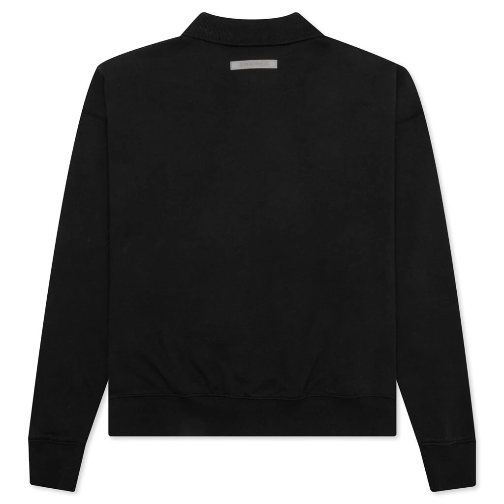 Essentials Kid's L/S Polo - Stretch Limo 4 Essentials Kid's L/S Polo - Stretch Limo - Image 2