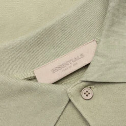 Essentials L/S Polo - Seafoam 9 Essentials L/S Polo - Seafoam -Feature Clothing Fear of God Essentials L S Polo Seafoam 192BT212020F 05 07 22 Feature 2
