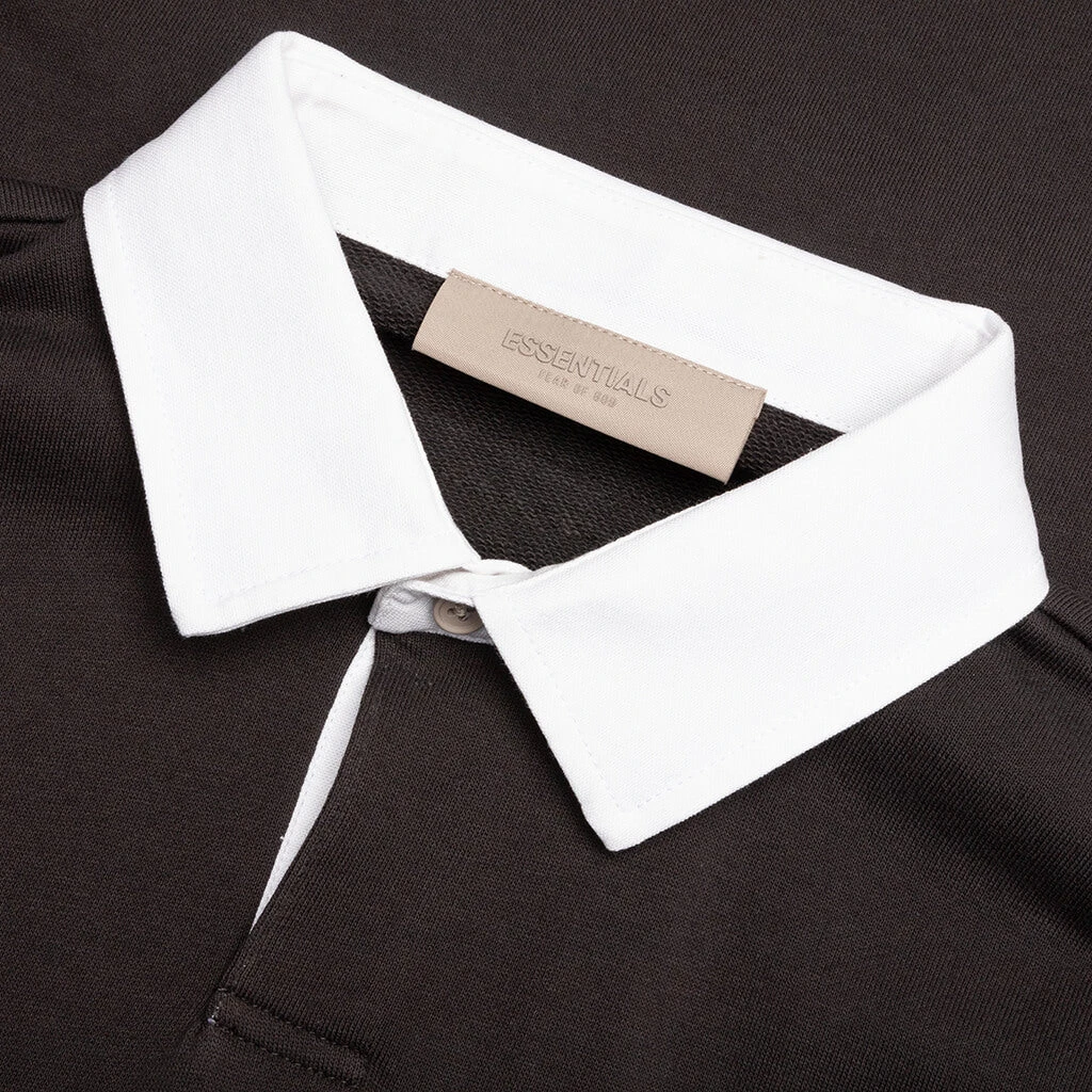 Essentials Rugby Polo - Iron 5 Essentials Rugby Polo - Iron - Image 3