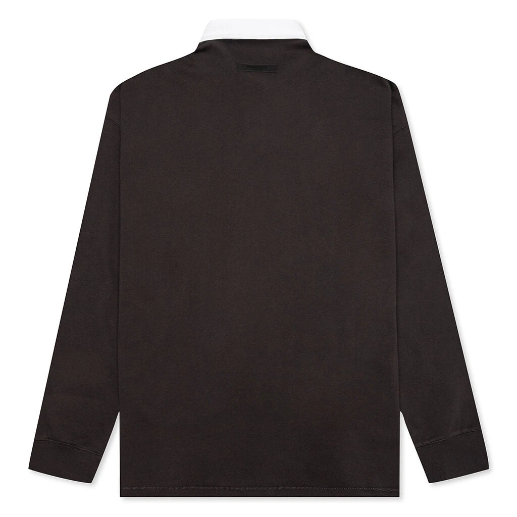 Essentials Rugby Polo - Iron 4 Essentials Rugby Polo - Iron - Image 2