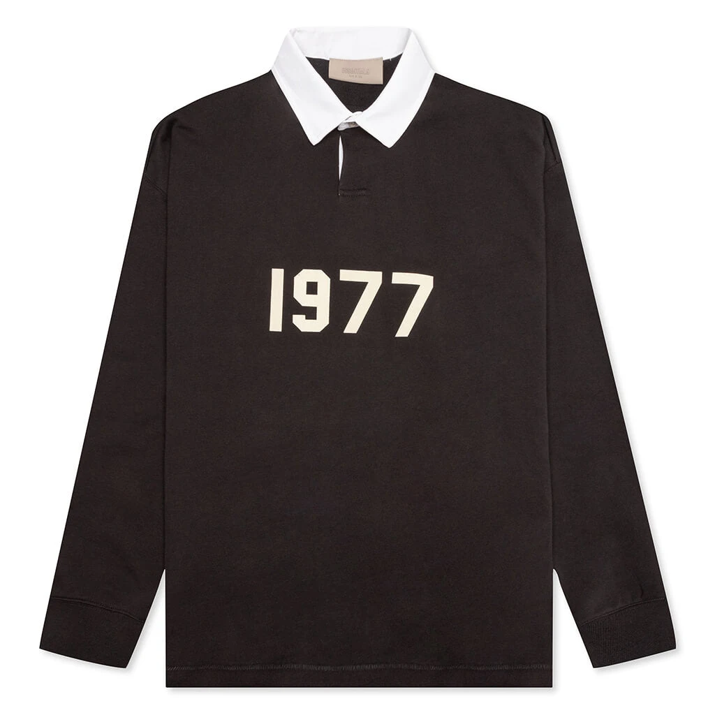 Essentials Rugby Polo - Iron 3 Essentials Rugby Polo - Iron