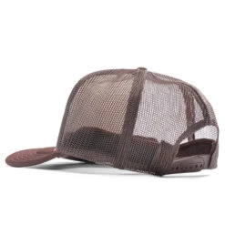 Frew Trucker Hat - Brown/Tan -Feature Clothing Feature Frew Trucker Hat Brown Tan FEAT032923X5 06 21 23 Feature VR 5
