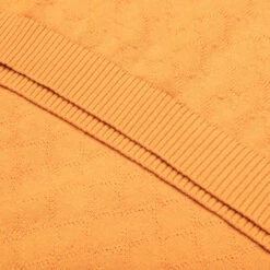 Hogan Pointelle Raglan Sleeve Sweater Polo - Jasper Orange 15 Hogan Pointelle Raglan Sleeve Sweater Polo - Jasper Orange -Feature Clothing Feature Hogan Pointelle Raglan Sleeve Polo Sweater Jasper Orange F042723X07JO 07 15 23 Feature KN 11