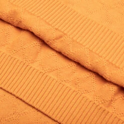 Hogan Pointelle Raglan Sleeve Sweater Polo - Jasper Orange 16 Hogan Pointelle Raglan Sleeve Sweater Polo - Jasper Orange -Feature Clothing Feature Hogan Pointelle Raglan Sleeve Polo Sweater Jasper Orange F042723X07JO 07 15 23 Feature KN 12