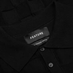 Palmer Checked L/S Sweater Polo - Tips Black 12 Palmer Checked L/S Sweater Polo - Tips Black -Feature Clothing Feature Palmer Checked Long Sleeve Polo Sweater Tips Black F042723X02TB 07 15 23 Feature KN 8