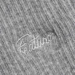 Tonal Script Crew Sock - Heather Grey (3-Pack) 10 Tonal Script Crew Sock - Heather Grey (3-Pack) -Feature Clothing Feature Tonal Script Crew Sock Heather Grey 3 Pack FEA7232017 02