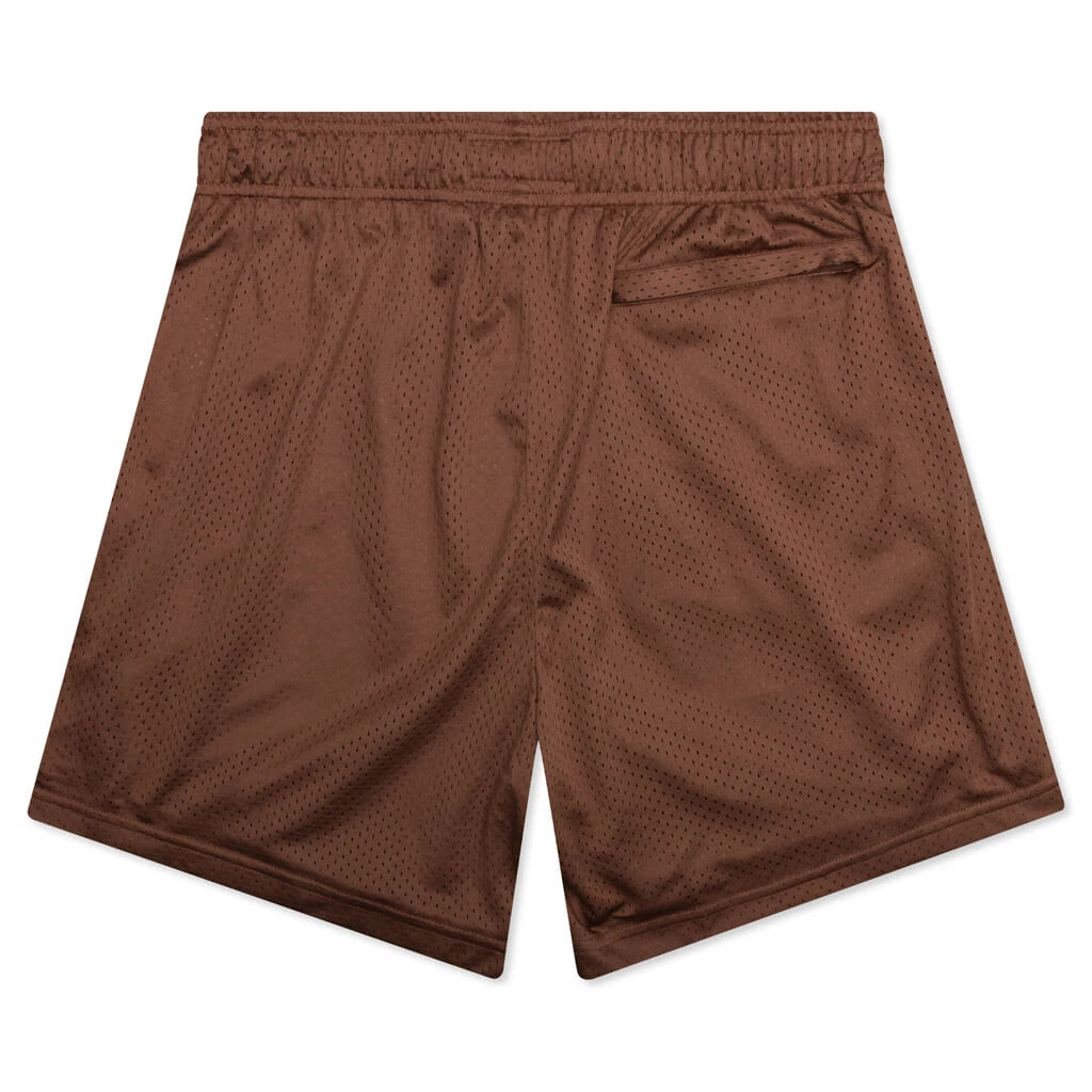 West Mesh Shorts - Brown 4 West Mesh Shorts - Brown - Image 2