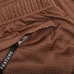 West Mesh Shorts - Brown 12 West Mesh Shorts - Brown -Feature Clothing Feature West Mesh Shorts Brown FEAMSHORTS BRN 04 02 23 Feature VR 8