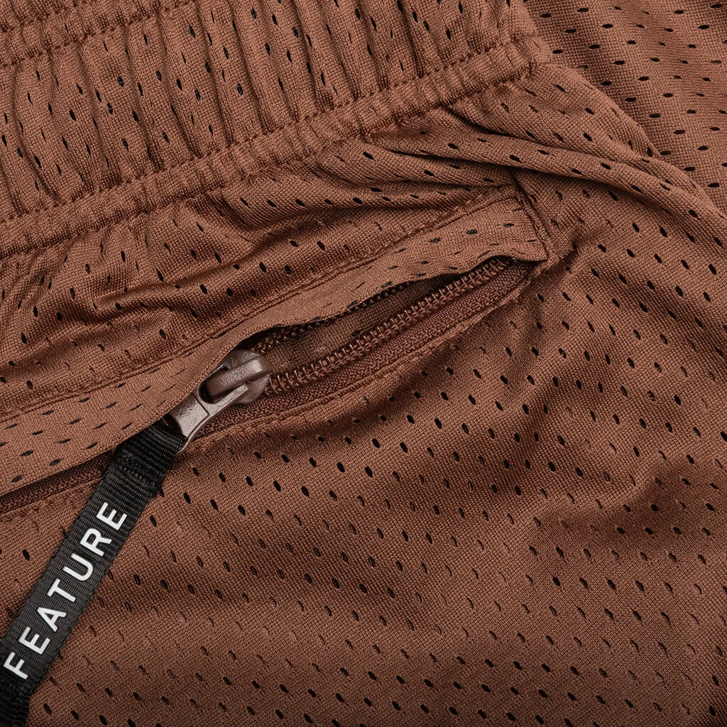 West Mesh Shorts - Brown 7 West Mesh Shorts - Brown - Image 5
