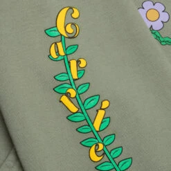 Feature X Carrie Lynn's Plants Plantship Hoodie - Oil Green -Feature Clothing Feature x Carrie Lynns Plants Plantship Hoodie Oil Green FEAXCARX5OI 02