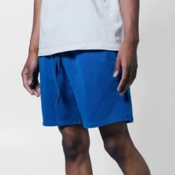 Marc Sweatshort - Navy Pigment -Feature Clothing Feature Marc Sweatshort Grey Blue 1