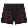 Pleasures Fiery Running Shorts - Black 2 Pleasures Fiery Running Shorts - Black -Feature Clothing Fiery Running Shorts Black P25SP033 BLACK 03 13 25 Feature KN 7