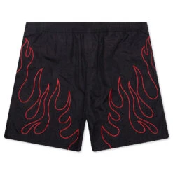 Pleasures Fiery Running Shorts - Black