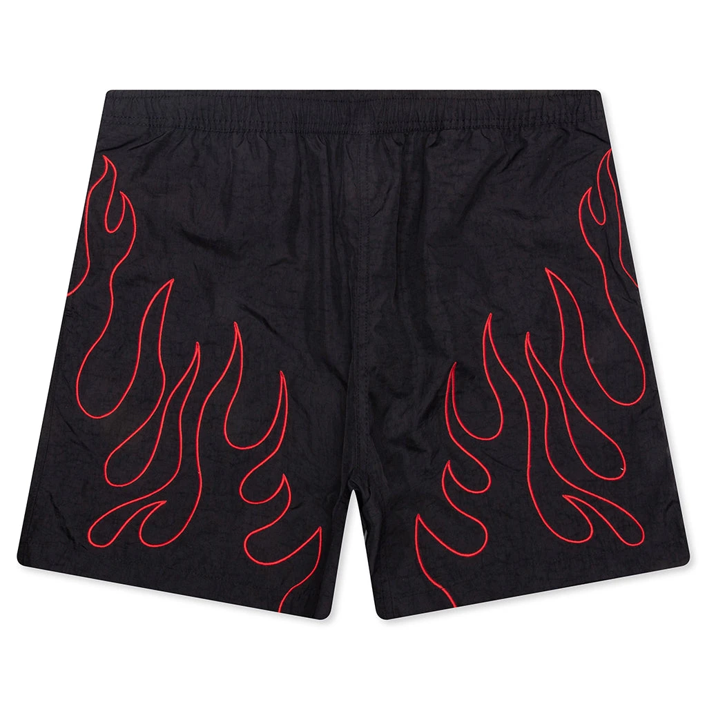 Pleasures Fiery Running Shorts - Black 3 Pleasures Fiery Running Shorts - Black