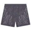 Pleasures Fiery Running Shorts - Grey 1 Pleasures Fiery Running Shorts - Grey -Feature Clothing Fiery Running Shorts Grey P25SP033 GREY 03 13 25 Feature KN 5