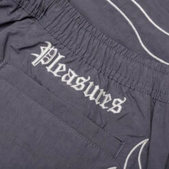 Pleasures Fiery Running Shorts - Grey 10 Pleasures Fiery Running Shorts - Grey -Feature Clothing Fiery Running Shorts Grey P25SP033 GREY 03 13 25 Feature KN 8