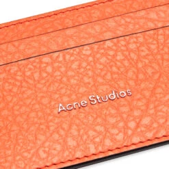 Acne Studios Leather Card Holder Fn-Ux-Slgs000275 - Bright Orange -Feature Clothing Fn Ux Slgs000275 Bright Orange CG0245 CWO 07 19 24 Feature JP 5
