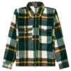 Pleasures Folklore Plaid Work Jacket - Green -Feature Clothing Folklore Plaid Work Jacket Green P23F003 GREEN 09 28 23 Feature KN 10