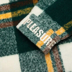 Pleasures Folklore Plaid Work Jacket - Green 13 Pleasures Folklore Plaid Work Jacket - Green -Feature Clothing Folklore Plaid Work Jacket Green P23F003 GREEN 09 28 23 Feature KN 8