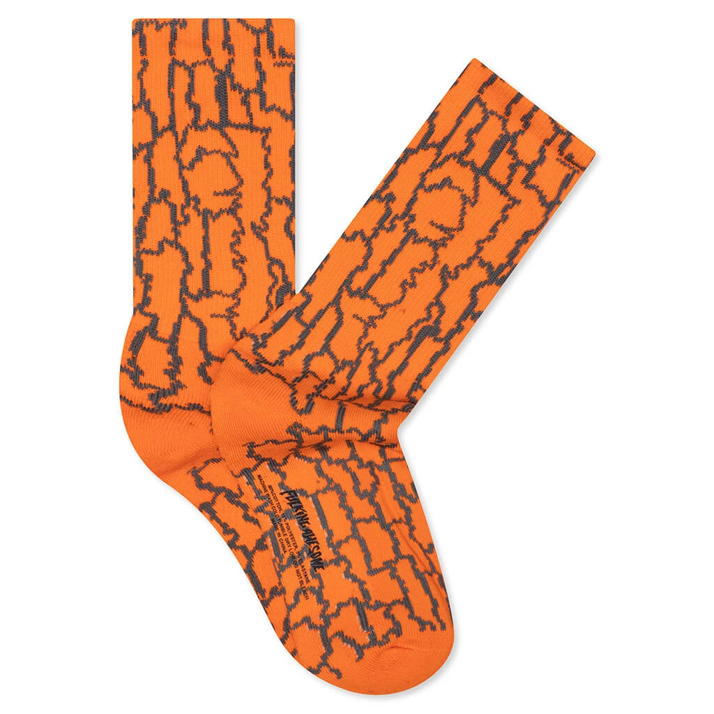 Everyday Sock - Orange 3 Everyday Sock - Orange