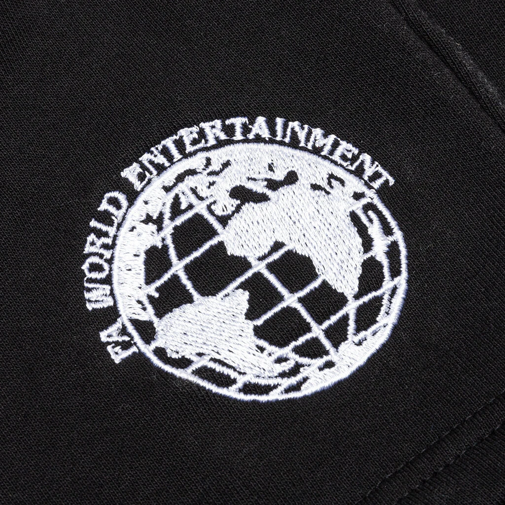 FA World Sweat Short -Black 5 FA World Sweat Short -Black - Image 3
