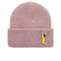 Fuchiko Cuff Beanie - Pale Rose