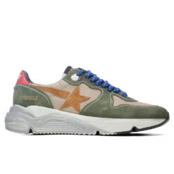 Golden Goose Running Sole - Beige/Light Green/Brown