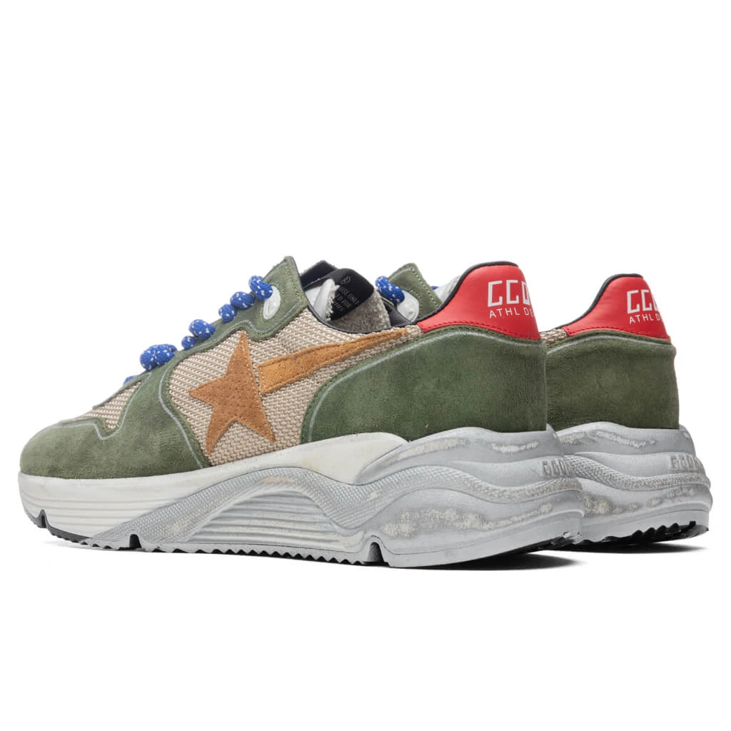 Golden Goose Running Sole - Beige/Light Green/Brown 5 Golden Goose Running Sole - Beige/Light Green/Brown - Image 3