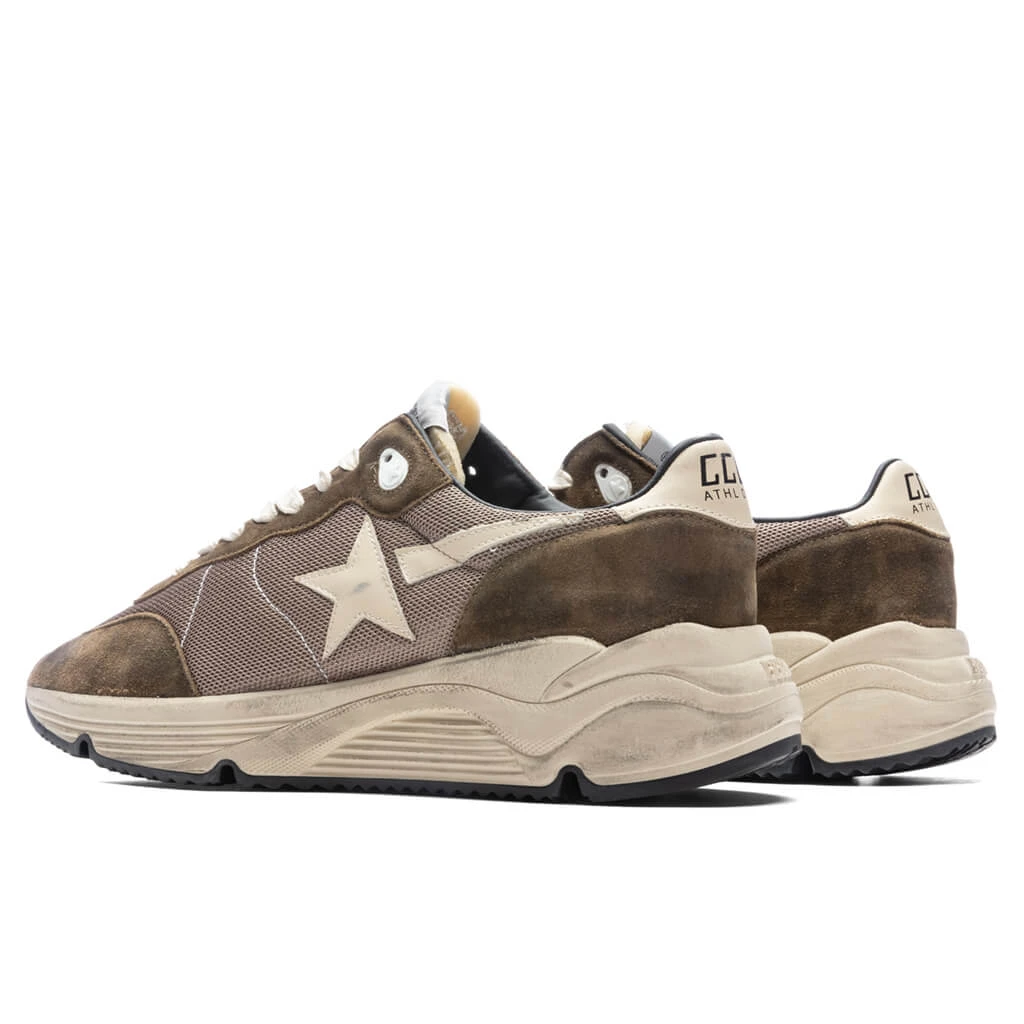 Golden Goose Running Sole Sneakers - Olive Green/Cream 5 Golden Goose Running Sole Sneakers - Olive Green/Cream - Image 3