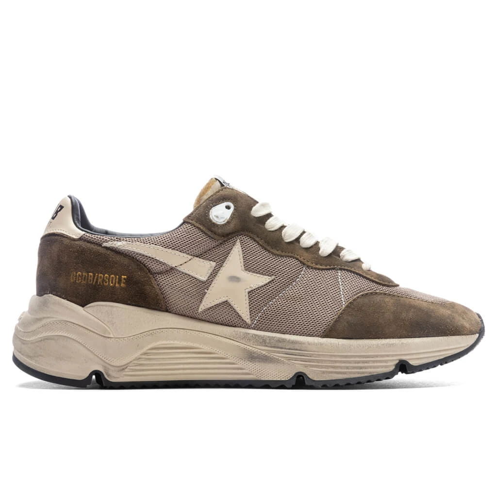 Golden Goose Running Sole Sneakers - Olive Green/Cream 3 Golden Goose Running Sole Sneakers - Olive Green/Cream