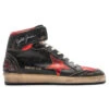 Golden Goose Sky Star - Black/Red 2 Golden Goose Sky Star - Black/Red -Feature Clothing Golden Goose Sky Star Black Red GMF00230.F003285.90235 05 21 23 Feature JP