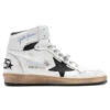 Golden Goose Sky Star Nappa Sneakers - White/Black 2 Golden Goose Sky Star Nappa Sneakers - White/Black -Feature Clothing Golden Goose Sky Star Nappa Sneakers White Black GMF00230.F002190.10283 05 21 23 Feature JP