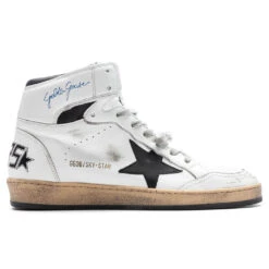 Golden Goose Sky Star Nappa Sneakers - White/Black