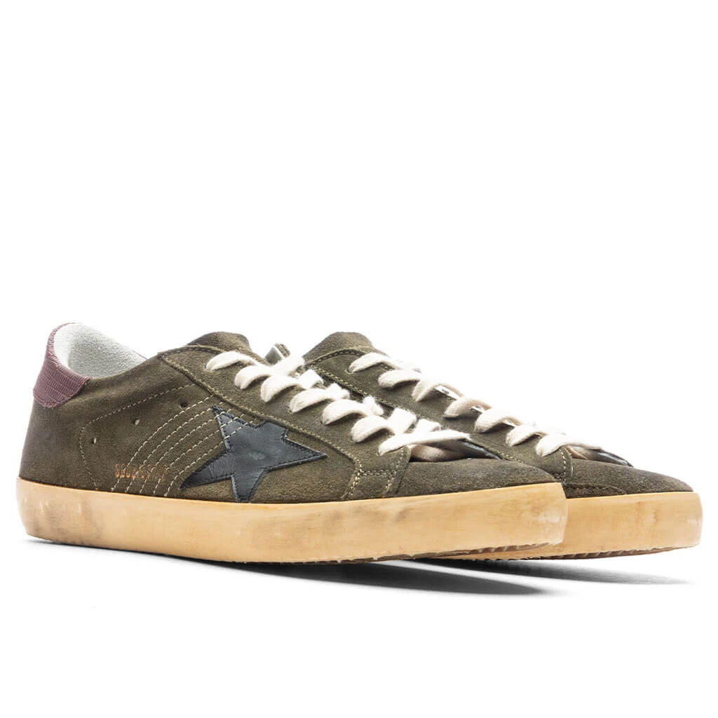 Golden Goose Super-Star Sneakers - Green/Black/Bordeaux 4 Golden Goose Super-Star Sneakers - Green/Black/Bordeaux - Image 2