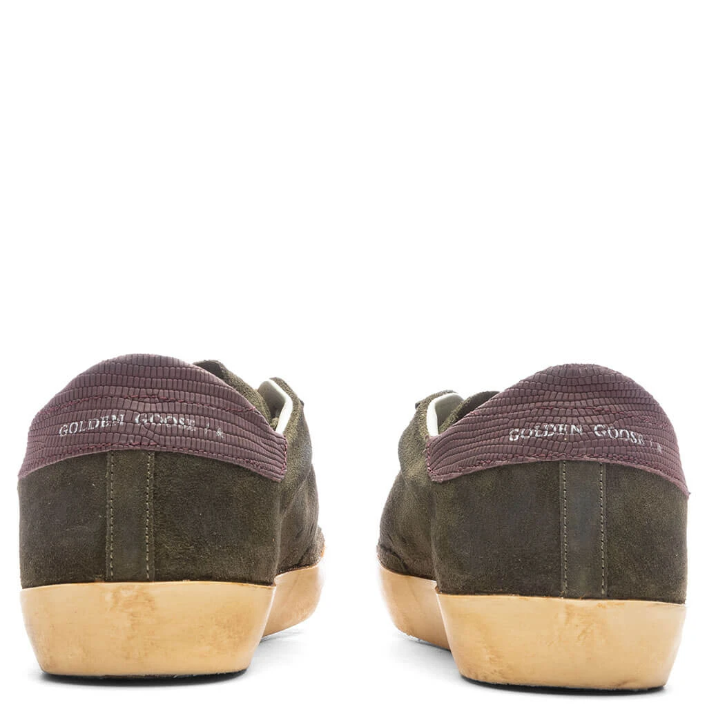 Golden Goose Super-Star Sneakers - Green/Black/Bordeaux 6 Golden Goose Super-Star Sneakers - Green/Black/Bordeaux - Image 4