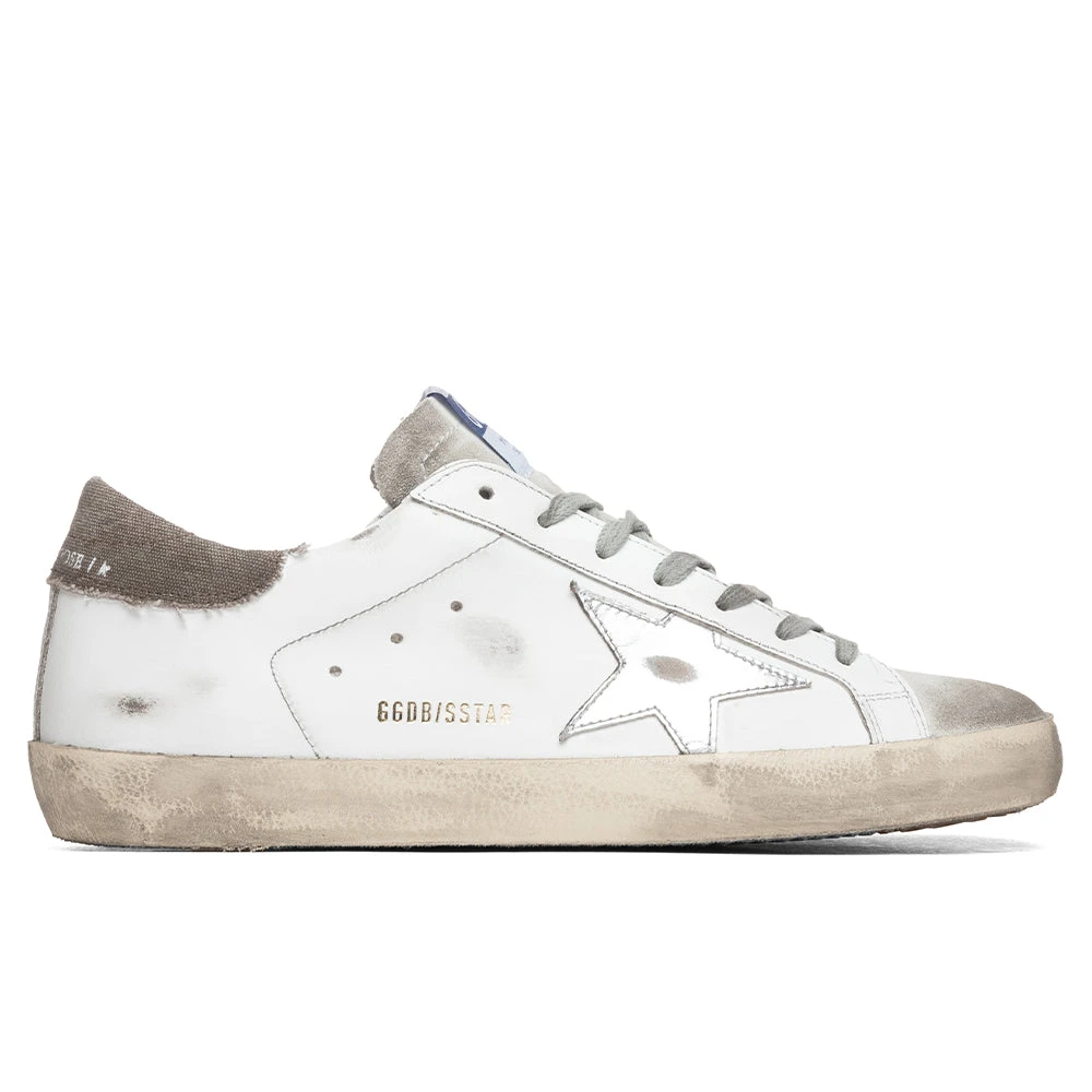 Golden Goose Super-Star Sneakers - White Ice/Silver 3 Golden Goose Super-Star Sneakers - White Ice/Silver