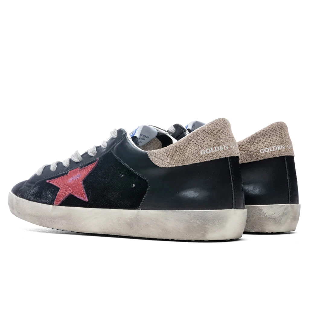 Golden Goose Super-Star Sneakers - Black/Red/Beige 5 Golden Goose Super-Star Sneakers - Black/Red/Beige - Image 3
