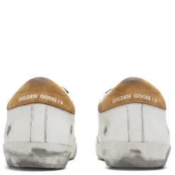 Golden Goose Super-Star Sneakers - White/Drill Green/Brown -Feature Clothing Golden Goose Superstar Leather Upper Suede Star Nabuk Heel White Drill Green Brown GMF00101.F000368.10289 10 28 2020 01 5