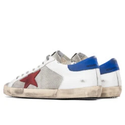 Golden Goose Super-Star Sneakers - Silver/White/Red 8 Golden Goose Super-Star Sneakers - Silver/White/Red -Feature Clothing Golden Goose Superstar Silver White Red GMF00103.F001116.80853 03 26 2021 01 4