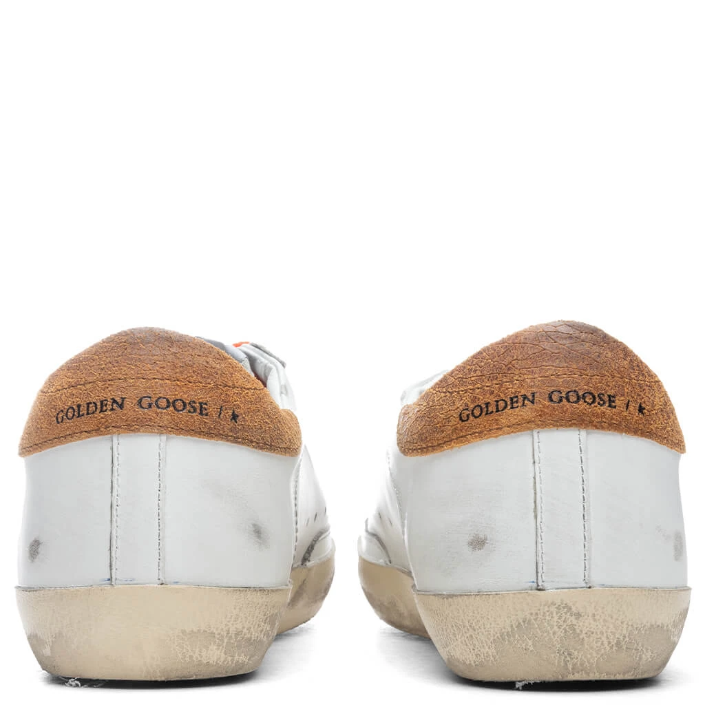 Golden Goose Super-Star Sneakers - White/Camouflage Green/Cognac 6 Golden Goose Super-Star Sneakers - White/Camouflage Green/Cognac - Image 4