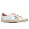 Golden Goose Super-Star Sneakers - White/Camouflage Green/Cognac -Feature Clothing Golden Goose Superstar White Camouflage Green Cognac GMF00270.F002550.10904 01 17 2022 01 2