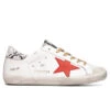 Golden Goose Women's Super-Star Sneakers - Ice White/Red Rock 2 Golden Goose Women's Super-Star Sneakers - Ice White/Red Rock -Feature Clothing Golden Goose Women s Super Star Ice White Red Rock GWF00101.F000109.80210 02 27 2021 01