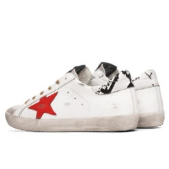 Golden Goose Women's Super-Star Sneakers - Ice White/Red Rock -Feature Clothing Golden Goose Women s Super Star Ice White Red Rock GWF00101.F000109.80210 02 27 2021 01 3