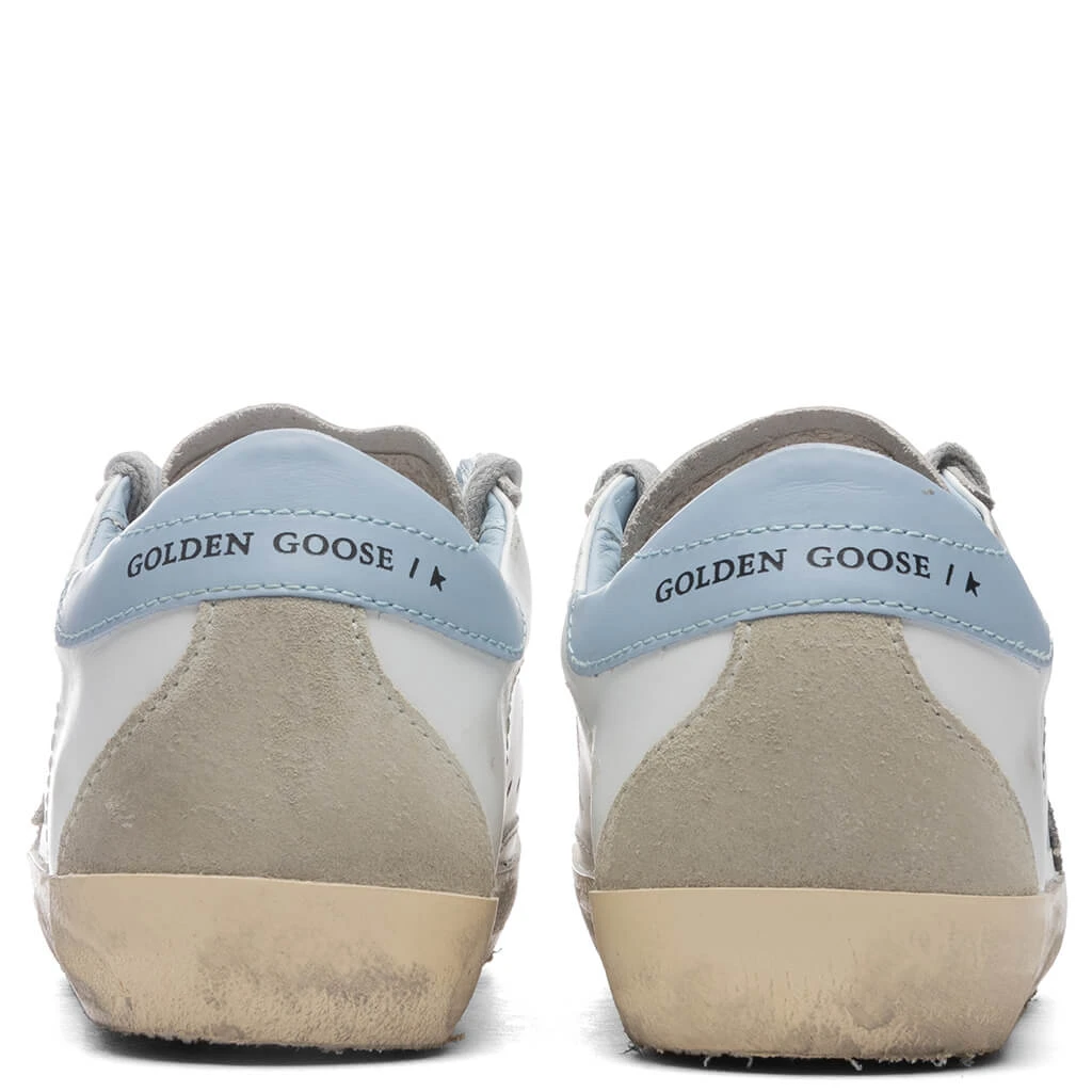 Golden Goose Women's Super-Star Sneakers - White/Ice/Powder Blue 6 Golden Goose Women's Super-Star Sneakers - White/Ice/Powder Blue - Image 4