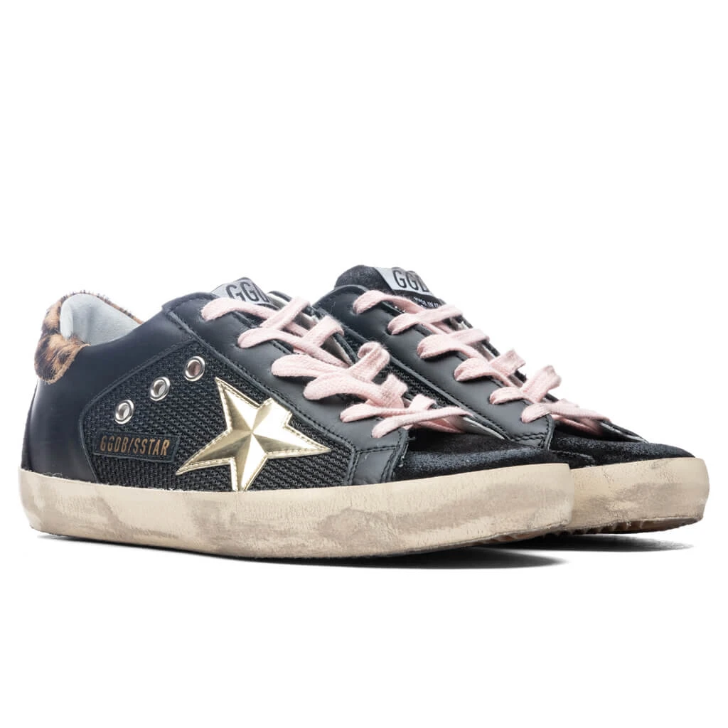 Golden Goose Women's Super-Star Sneakers - Black/Gold 4 Golden Goose Women's Super-Star Sneakers - Black/Gold - Image 2