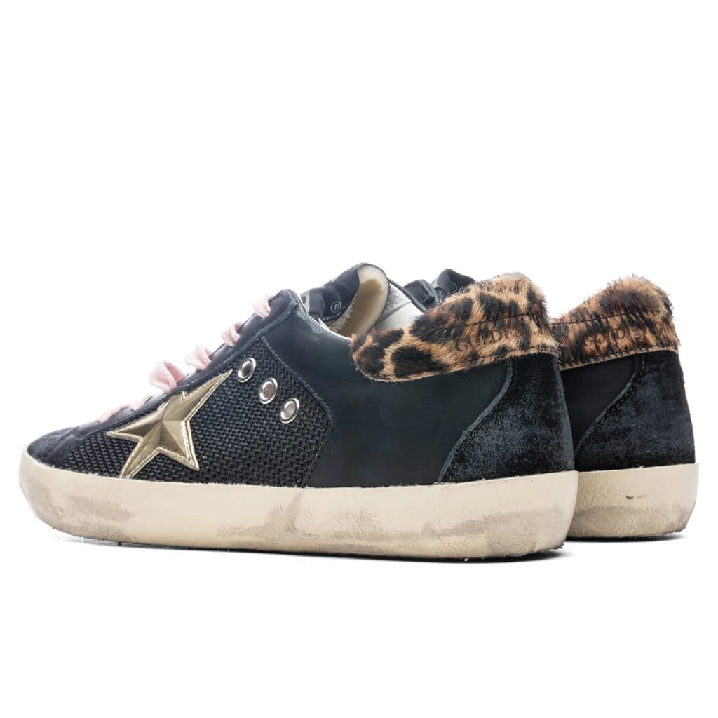 Golden Goose Women's Super-Star Sneakers - Black/Gold 5 Golden Goose Women's Super-Star Sneakers - Black/Gold - Image 3